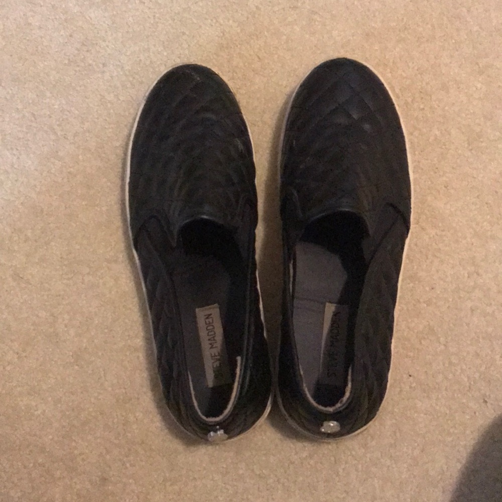 Steve Madden Quilted Sneaker Slides